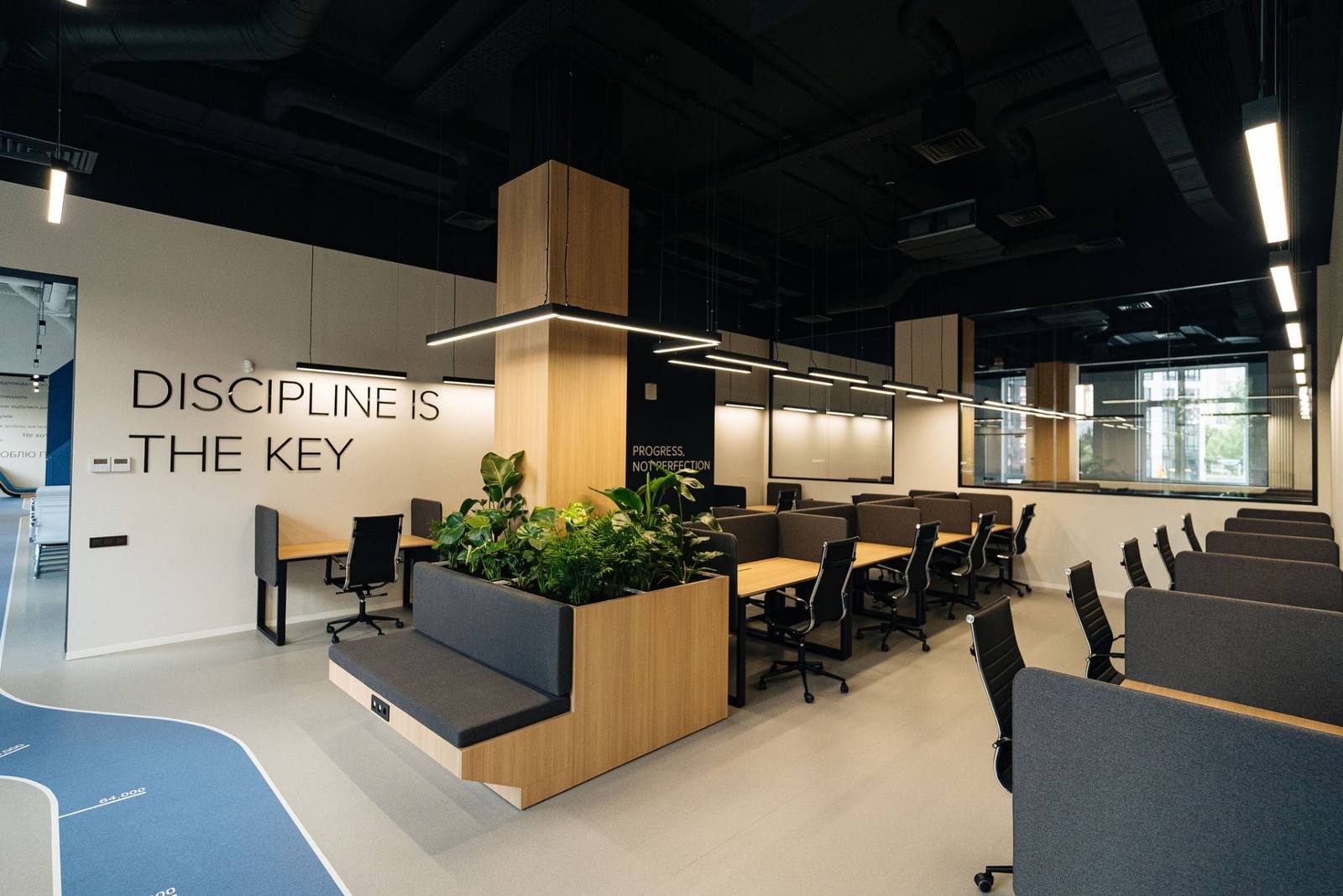 Fixed desks