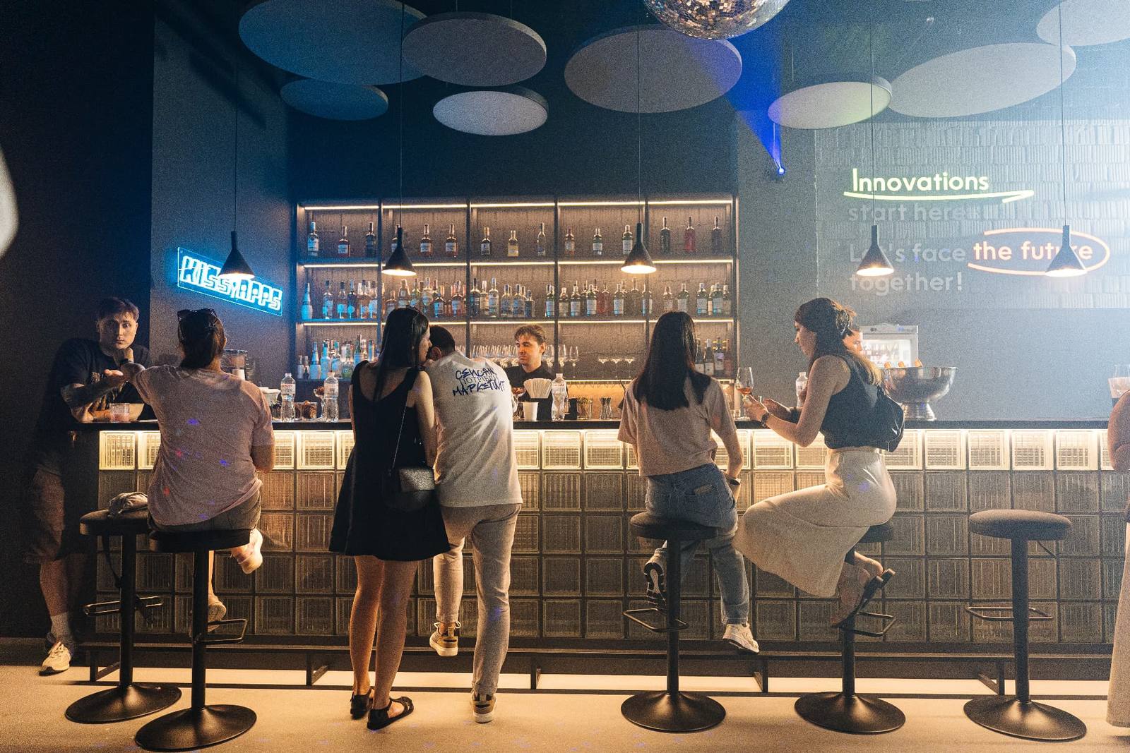 The bar during an Event Hall event